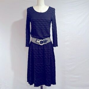 Long-Sleeve, Ribbed Sheath Dress from Tianello